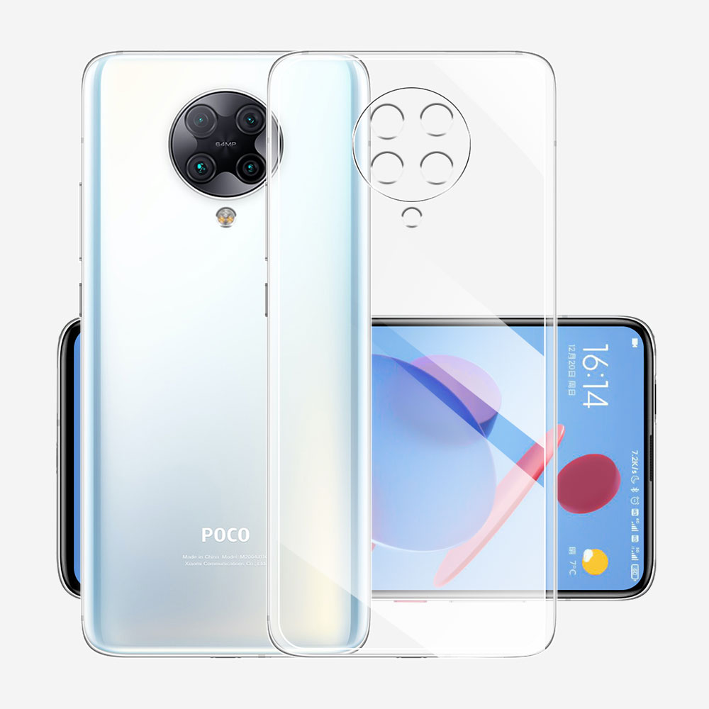 Para Xiaomi Poco F2 Pro funda transparente de silicona suave para Poco F2 Pro funda de teléfono para PocoF2Pro transparente Ultra fino parachoques Coque