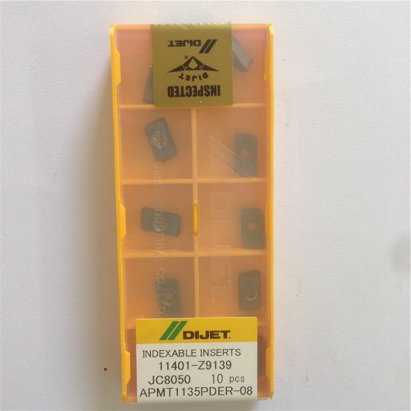 APMT1135PDER JC8050/JC5118 100% DIJET Original carbide insert with the best 10pcs/lot