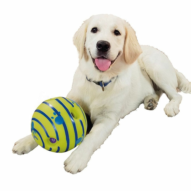 Wobble Wag Giggle Bal Interactieve Hondenspeelgoed Pet Puppy Chew Speelgoed Grappige Geluiden Hond Spelen Bal Training Sport Huisdier Speelgoed 15Cm