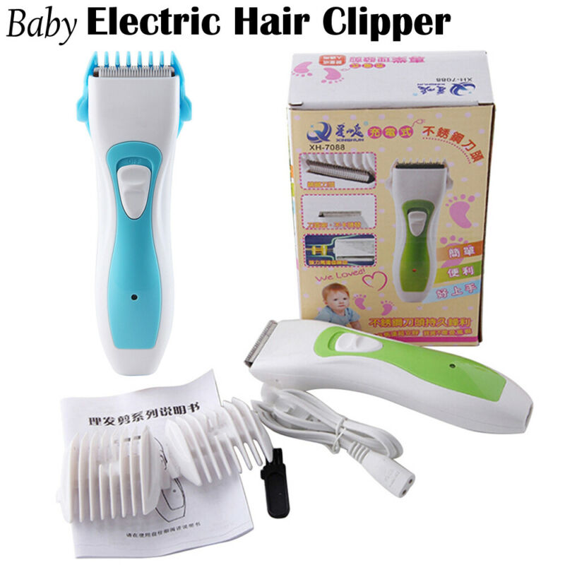 Rechargeable Hair Clipper For Kids Baby Boys Girls Wireless Electric Body Shaver Hair Trimmer Set Tool
