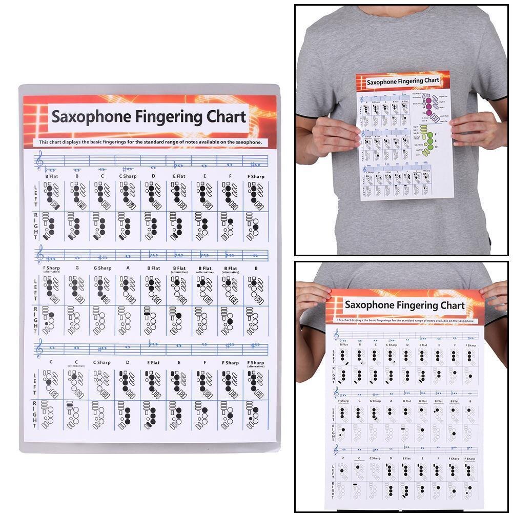 Saxophone Chord Chart Fingering Chart Music Chords Poster For Teachers Students Coated Paper Saxophone Chord Diagram