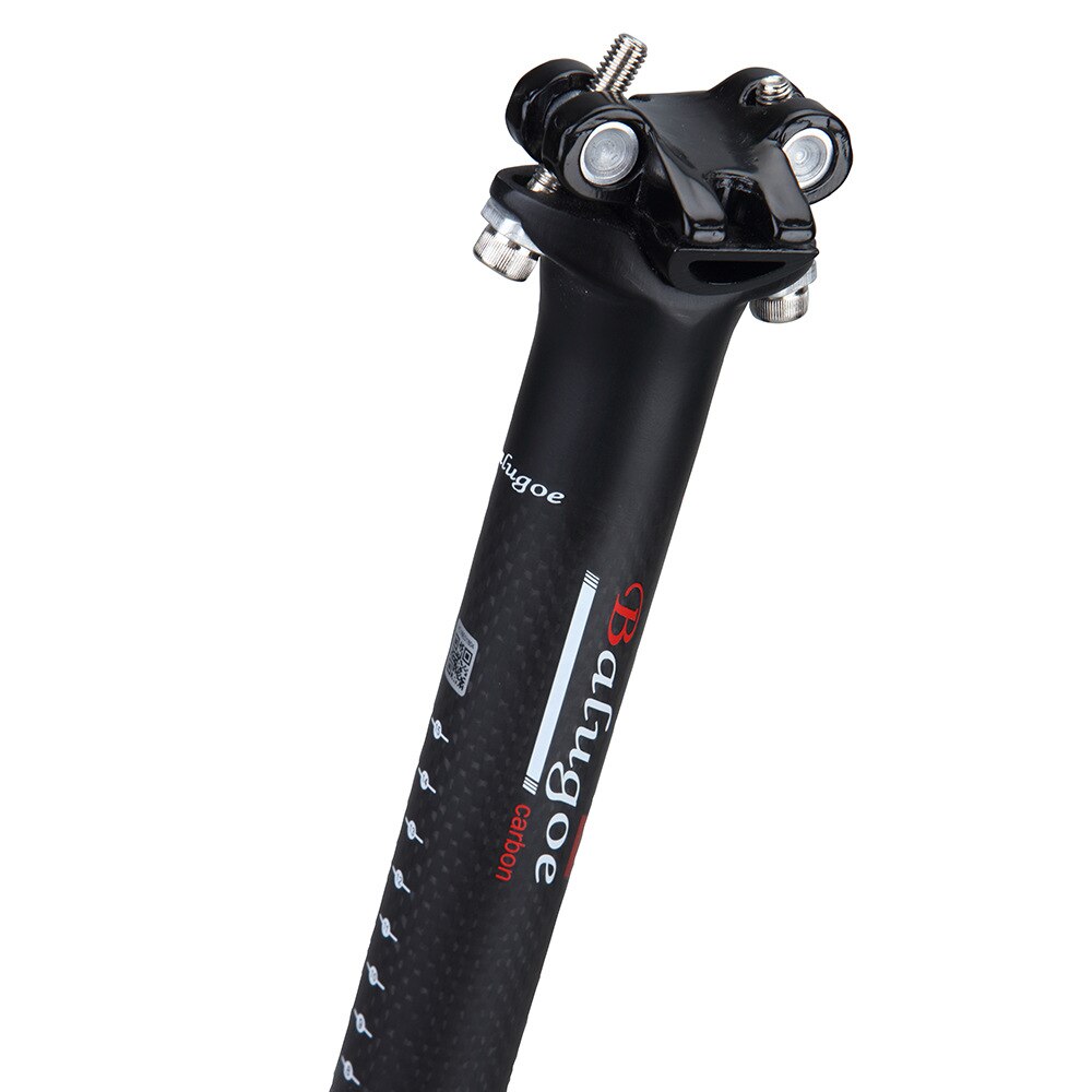 BALUGOE Mountain Road 3K Full Carbon Fibre Bicycle Seatpost 27.2/30.8/31.6*350mm400mm Carbon Bike Seatposts MTB Bike Parts
