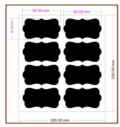 Blackboard sticker label bottle removable blackboard label sticker home etiquette autocollante cuisine