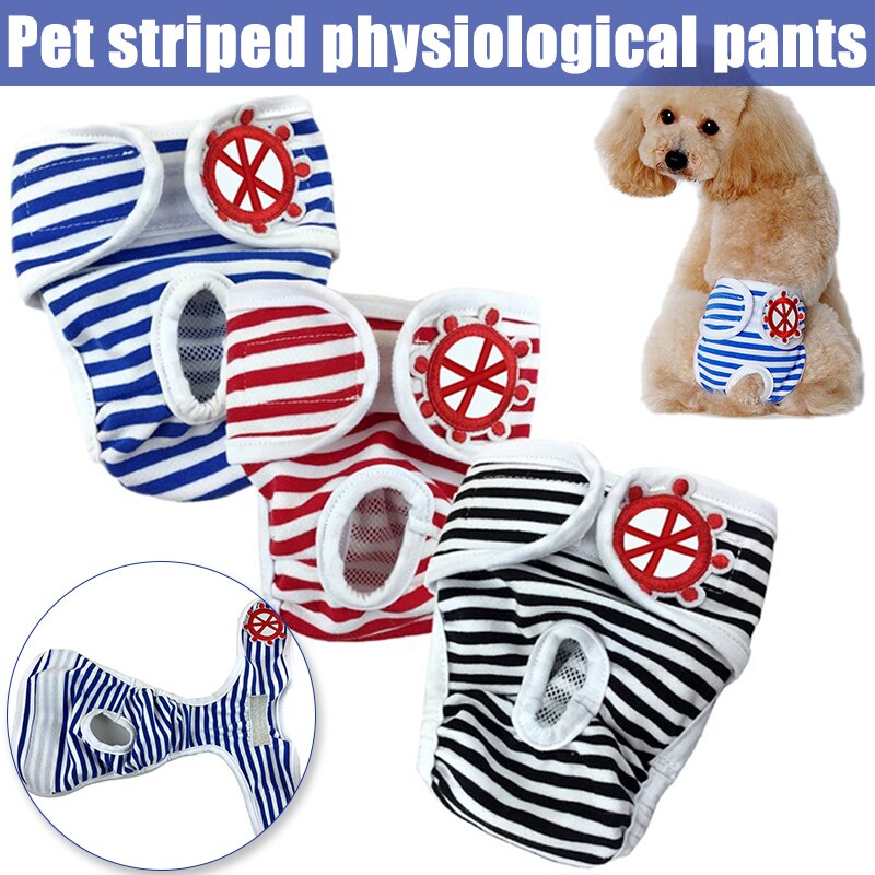 Herbruikbare Hond Luiers Ademend Katoen Puppy Buik Bands Verstelbare Klittenband Sanitaire Panty Voor Pet Hond Kat shorts