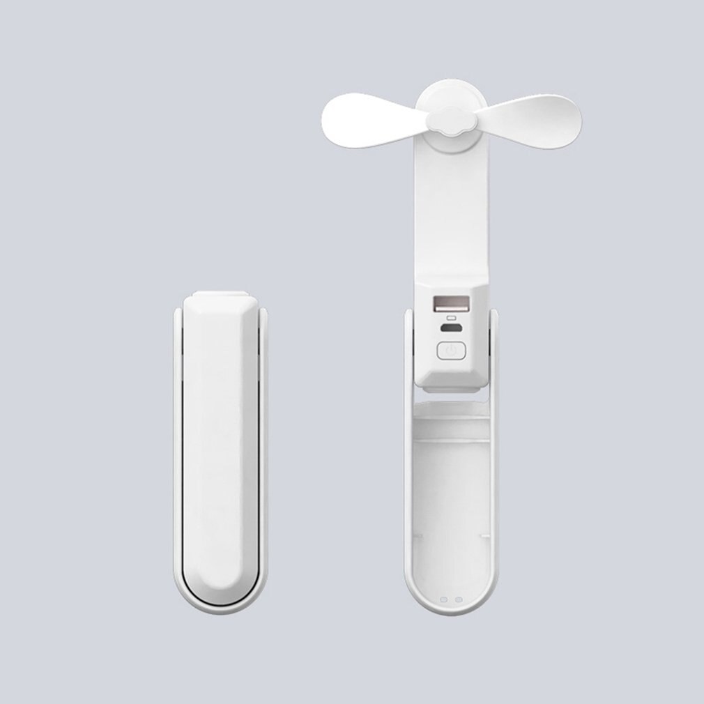 Hand Held USB Spray Fan With Folding And Flashlight Portable Fan Folding Desktop Portable Mini Fan