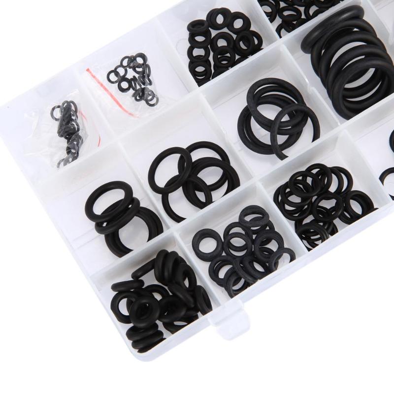 225Pcs 18 Sizes O Ring High Temperature One Case Rubber O Rings Kit Metric O-Ring Seal Set Nitrile Rubber Accesso