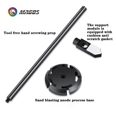 Coolmoon Aluminum Graphics Card GPU Support Vertical Mounting VGA Companion Bracket For Cooling system Black / White VT192