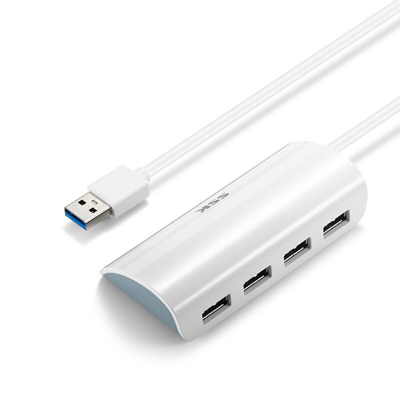 Ssk Een Voor Vier USB3.0 Hub Multi-Functie Met Voeding Ondersteuning Systeem: windows 98/Me/2000/Xp/Vsta/8 Mac OS10.9 Of Hoger