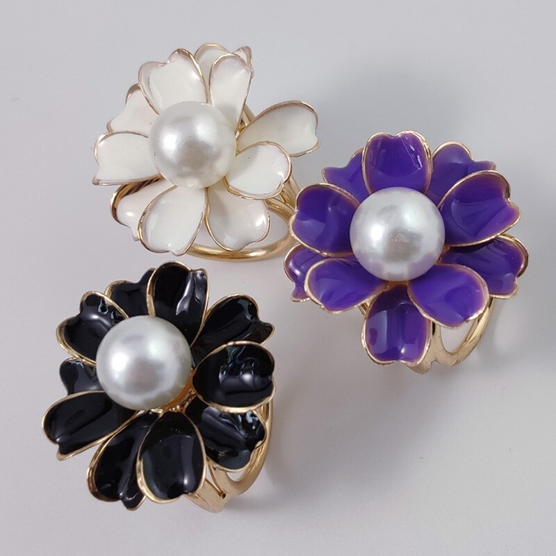 Moda flores broche cachecol fivela buquê de cristal luxo cachecol clipes para o natal feminino jóias de natal dropshipping