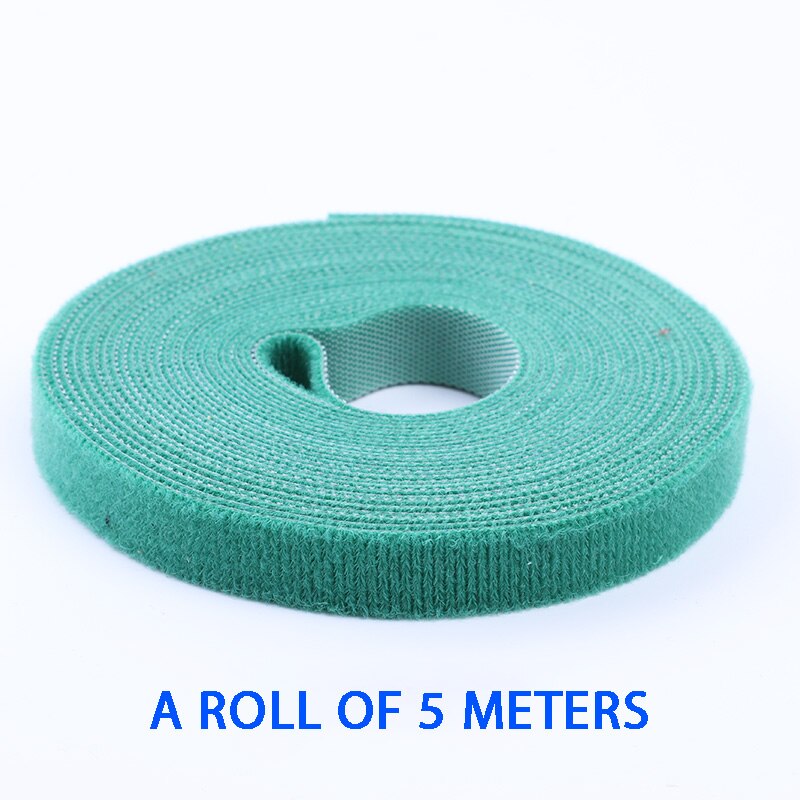 5M USB Cable Organizer Digital Cable Holder Protector Free Cut Wire Management velcro cable tie for PC Laptop Mouse Phone Cord: Green