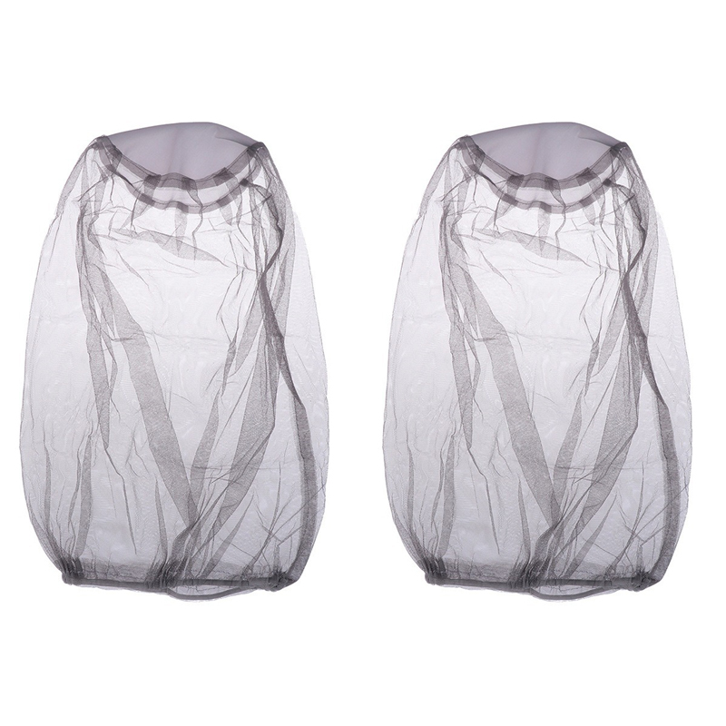 Cabeça ao ar livre máscara facial chapéu net capa anti-mosquito elástico mosquiteiro boné de viagem respirável cabeça malha cobre boné de pesca redes: Transparente