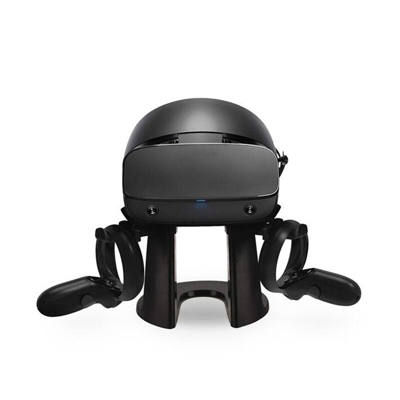Trådløs controller headset til oculus rift s vr stativ displayholder og station til oculus quest headset presse controllere