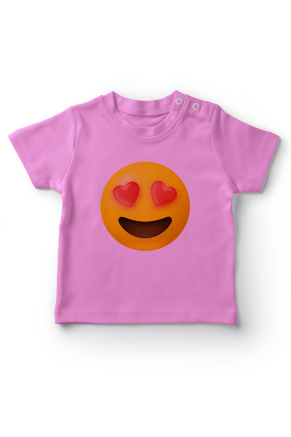 Angemiel Baby Hart Eyed Emoji Meisje Baby T-shirt ... – Grandado