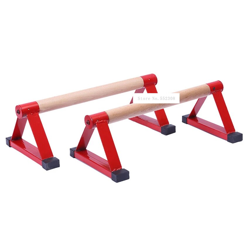 Indoor Fitness lorn Triangle Wood Push-Up Stand Home Push Ups Frame Outdoor Small Handstand Parallel Rod Wooden Handle Support