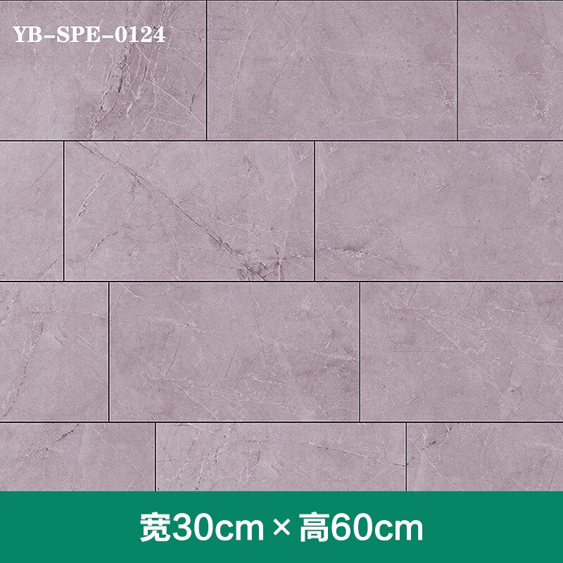 Imitatie tegel marmer muurstickers zelfklevend waterdicht badkamer renovatie achtergrondbehang pvc vloerstickers grond: Yb spe 0124