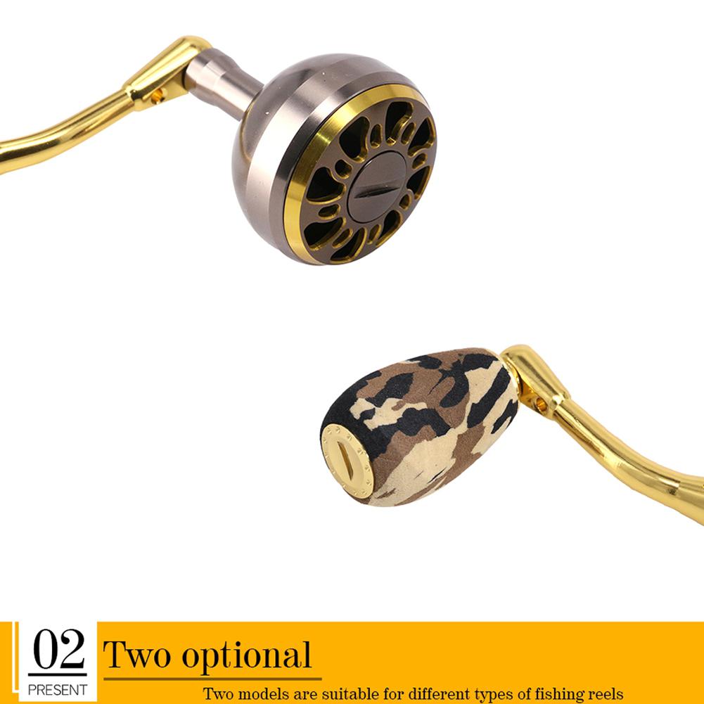 DEUKIO Fishing Reels Rocker Arm Spinning Reel Handle Stainless Steel Metal Handle Anti-slip NASCI SAHARA SEDONA