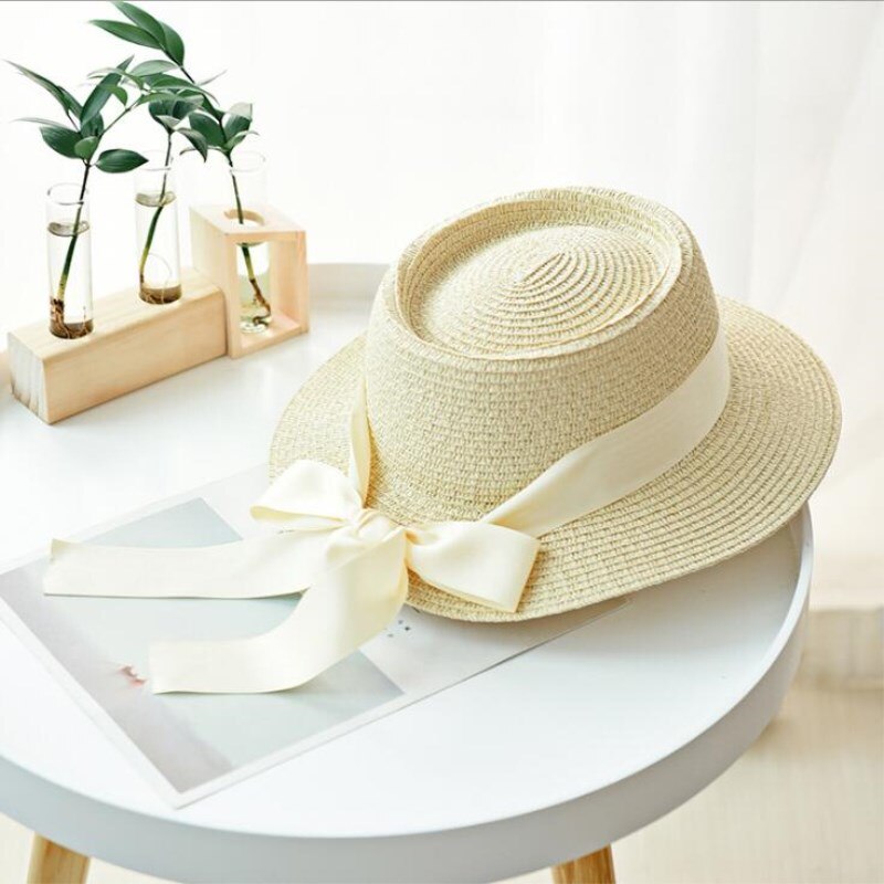 Seioum summer straw hat women big wide brim beach hat sun hat foldable sun block UV protection panama hat bone chapeu feminino