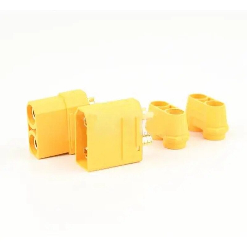 1/4/5/10/20Pairs Amass XT90 Plug Male Female Battery Connector With Sheath Gold Plated Banana Plug for RC Toy Lipo Battery Cable