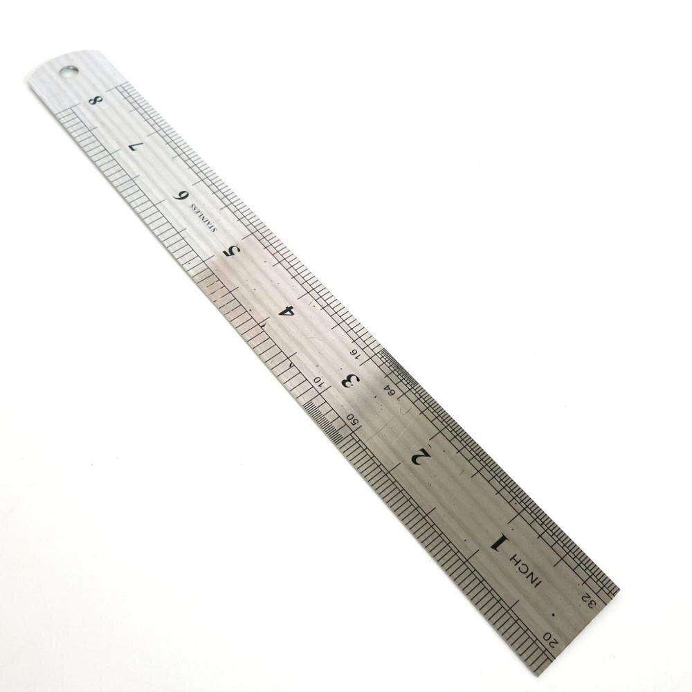 Stainless steel ruler DIY ruler ruler measurement model ruler metric with scale thickening