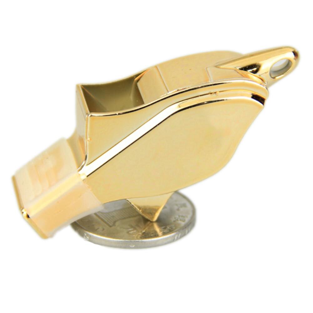 Golden Dolphin Shaped Fluitje Guard Tanden Fluitje Professionele Scheidsrechter Fluitje voor Basketbal Voetbal Wedstrijd