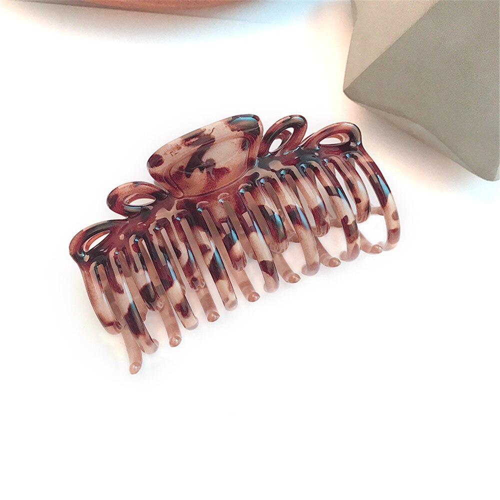 Pinzas de pelo grandes de plástico de 8,5 cm, pinzas para el pelo para niñas, pinzas para el pelo, pinza de mordaza, joyería para el cabello para mujeres, accesorios de agarre de plátano: 1