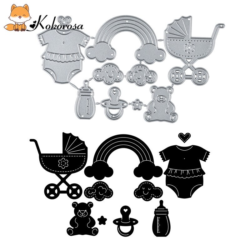 DiyArts Baby series Dies Metal Cutting Die Girl Diecuts for Making Cards Photo Album Craft Mom Stencil Templates Scrapbooking: 204
