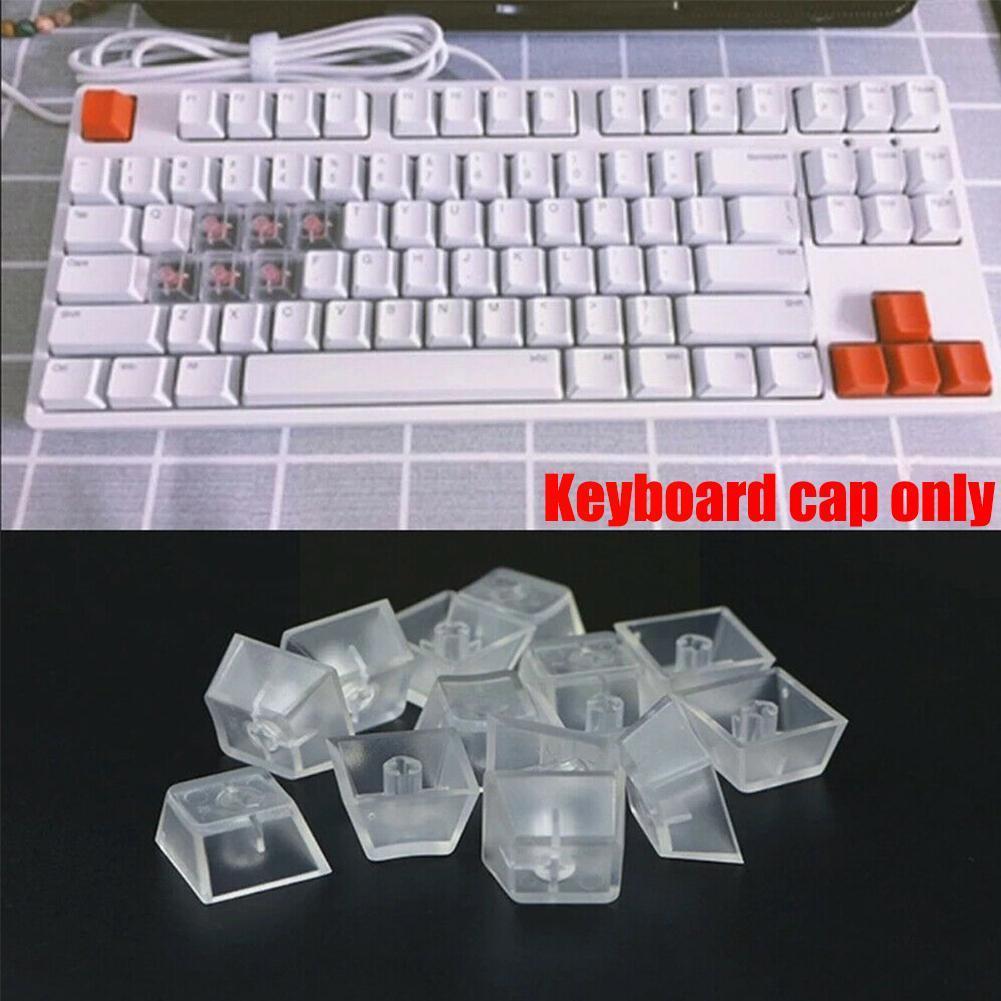 10 pieces transparent abs keycaps mechanical keyboard keycaps matte backlit keycaps for gateron switches mechanical keyboard  g7 i 2