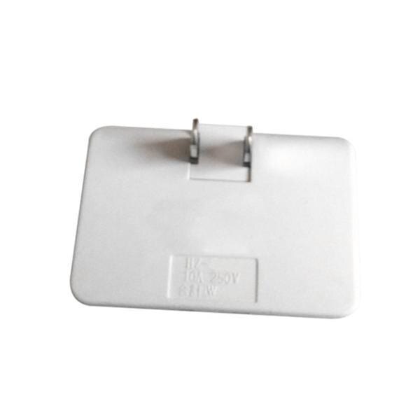 Us standard 2 stk roterbar stikkontakt adapter 1- i -3 180 grader utvidet multi-plugg mini slim trådløs stikkontakt adapter lys