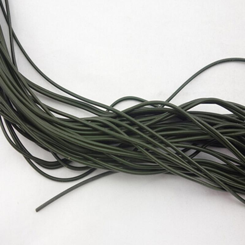 3Pcs/Set 1M Carp Fishing Gear DIY Silicone Soft Rigs Tube Sleeve Pretend Fishing Lines For Carp Fishing Tackles Accessories Tool