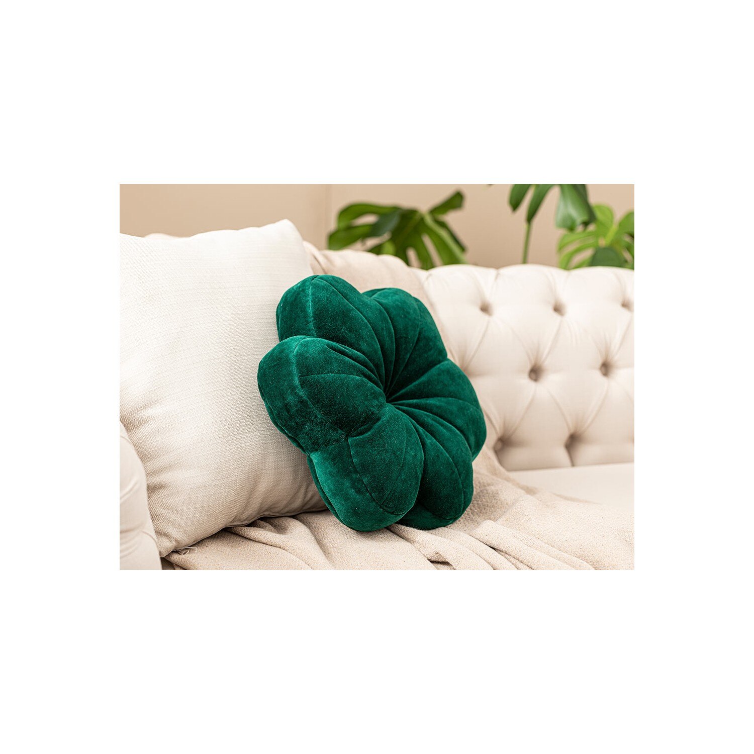 casa fioritura cuscino imbottito in velluto 40x40 verde scuro il cuscino elegante per le tue stanze spedizione gratuita