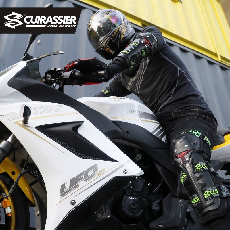 Motorcykel skyddande knäskydd mx off-road knäskydd skydd moto racing dirt bike skydd motocross skydd cuirassier motos