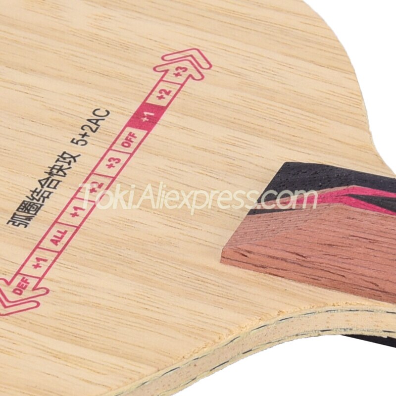 DHS PG5 / POWER G 5 / PG 5 (Ship without Box) Table Tennis Blade DHS ALC Racket Original DHS Ping Pong Bat / Paddle