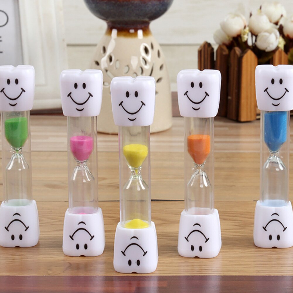 3 Minute Smiley Sand Timer Children Kids Toothbrush Timer Hourglass Sandglass Sand Clock Egg Timer Tea Cafe Timekeeping