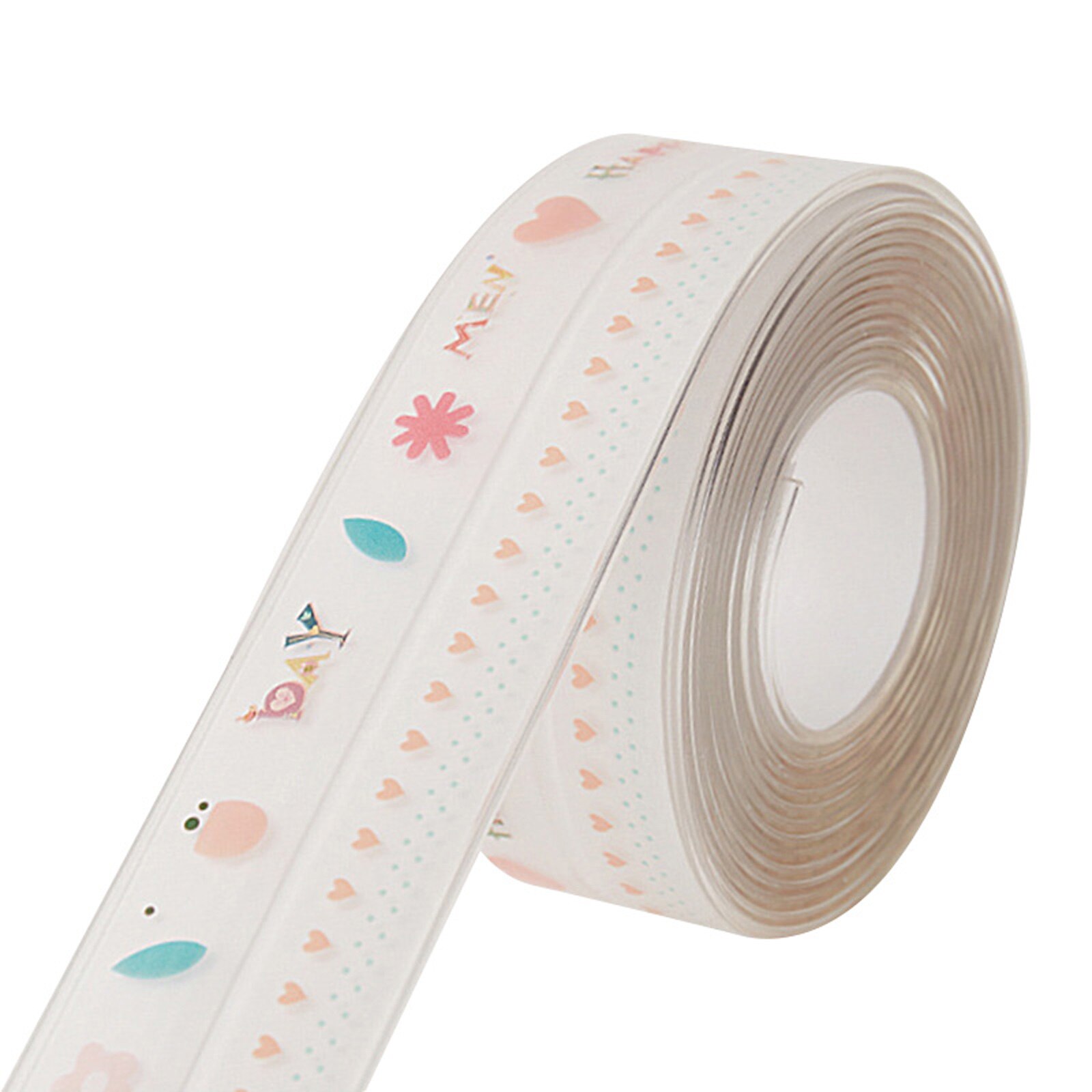 38MM Caulk Strip For Bathtub Bathroom Caulk Tape Self Adhesive PVC Waterproof Sealing Tape Edge Protector For Kitchen JA: White C
