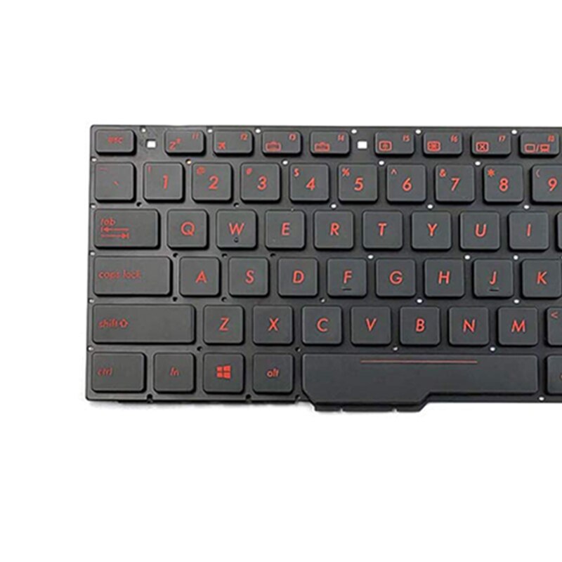 Angielski wymiana klawiatury laptopa Asus GL553 serii GL553V GL553VW ZX553VD ZX53V FX553VD nas układ z podświetleniem