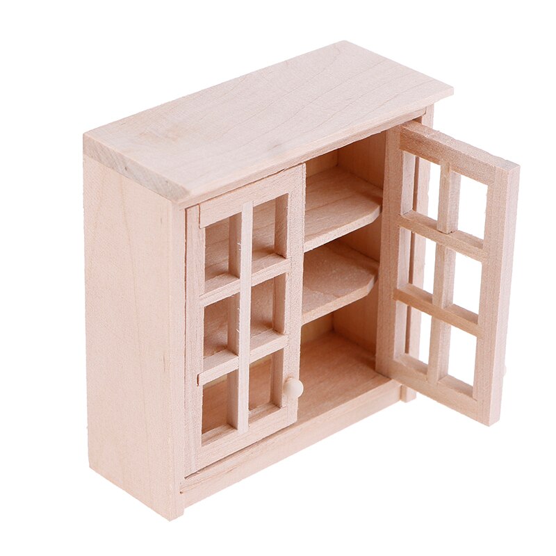 1pc 1/12 Bilancia miniatura Casa Delle Bambole parete sospeso Armadietti Armadietto Armadio Accessori Modello 1:12 di Legno telecamera di Simulazione/mobili Pizies