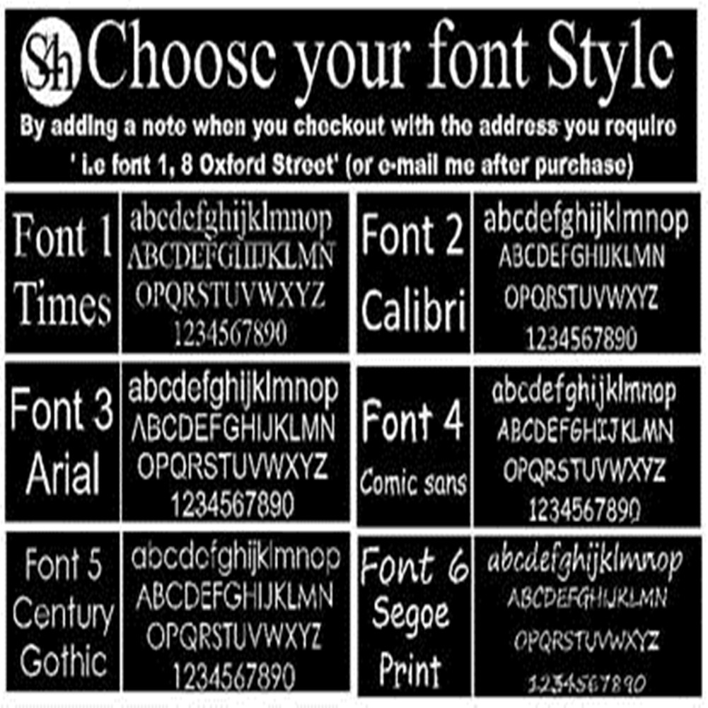 Huis nummer Moderne acryl huis teken met Zwart Inzet 5 jaar Echt Perspex Deur teken