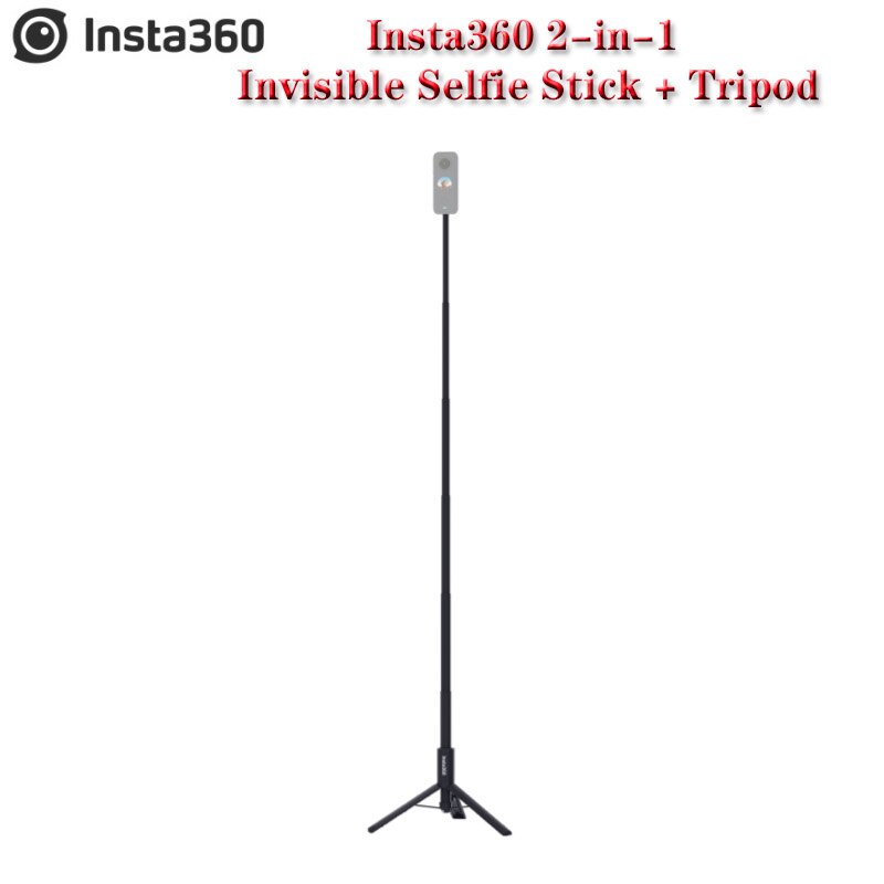 Insta360 treppiede All-in-one per GO 2/One X2/One R/ONE X/ONE Selfie Stick invisibile 2 in 1 + treppiede accessori Insta360 originali
