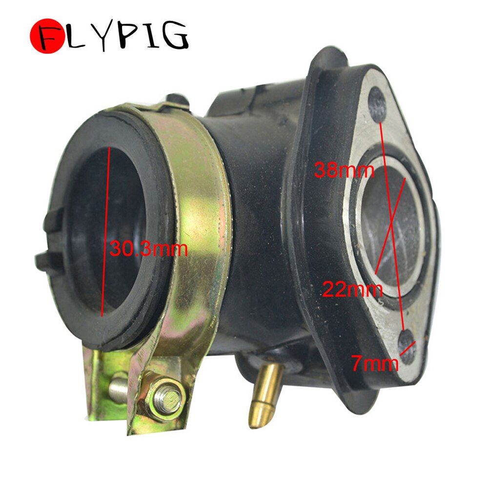 Flyvegris indsugningsmanifold scooter knallert atv passer til taotao sunlchinese motorcykel reservedele til  gy6 125cc 150cc