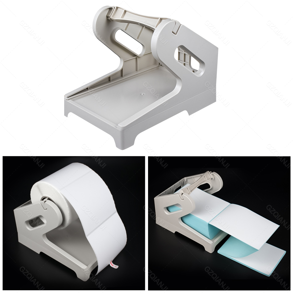 4x6 Thermal Label Printer Roll Paper 100x150mm / 100x100mm Fold Labels Stand for 4inch Logistic Package Label Printer