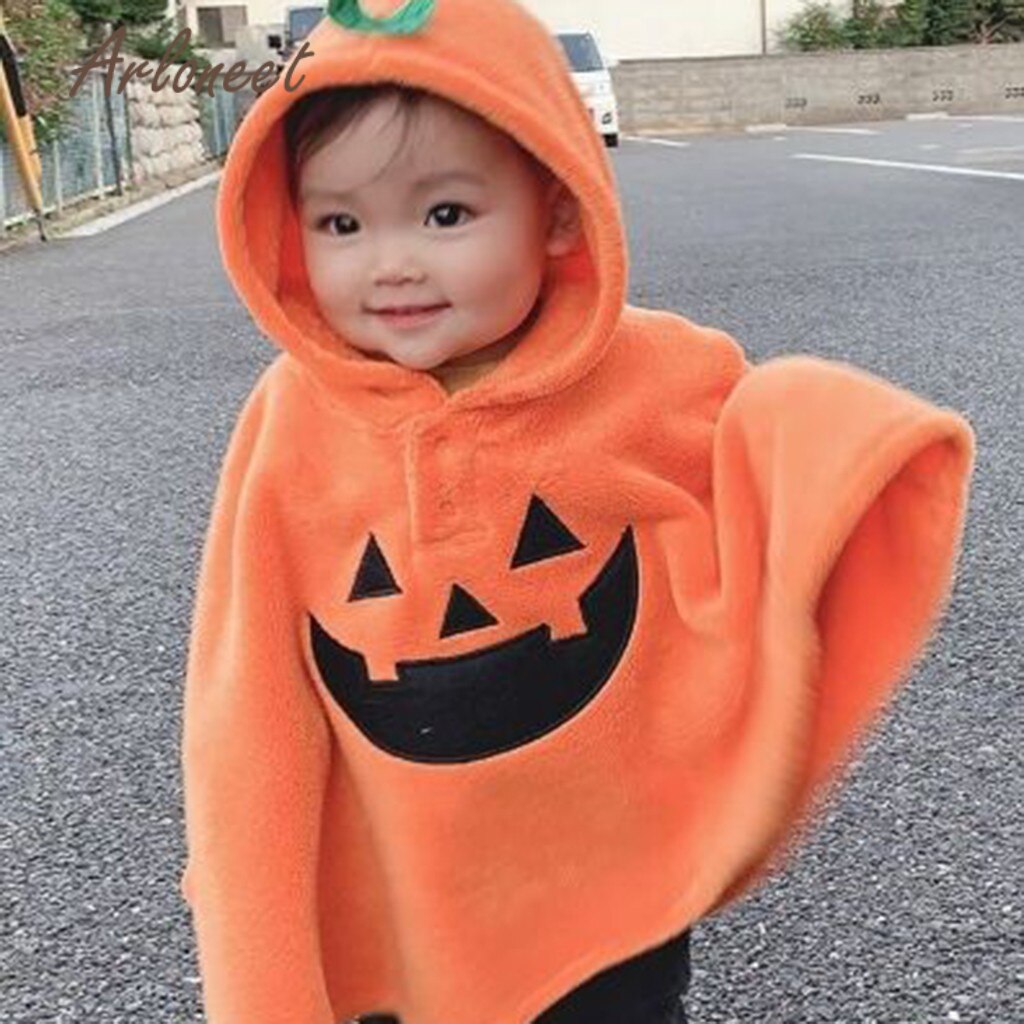 Halloween 6m-4y hiver bébé garçons filles tricoté vestes tenues automne infantile enfants boutons à capuche chandails à manches longues manteau