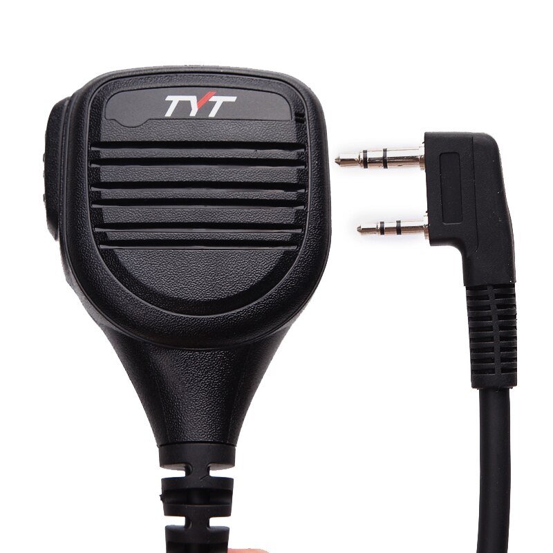 TYT IP54 MD-380 2 Stift PTT Fernbedienung Regendicht Schulter Lautsprecher Mic für TYT MD-380 MD-390 TH-UV8000D/E Walkie Talkie MD-380G Radio