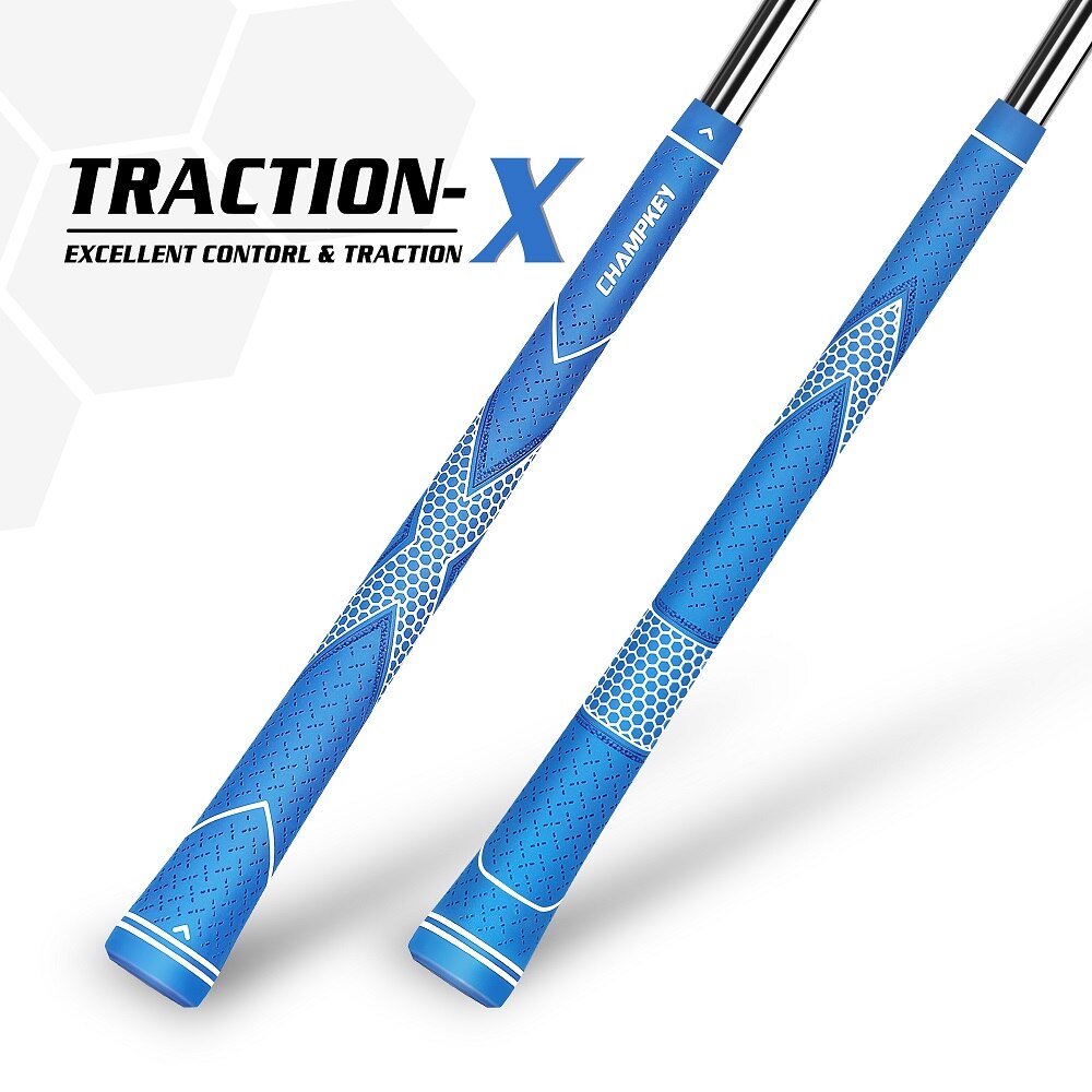 10PCS/LOT Champkey Traction-X Golf Grips Standard Rubber Golf Club Grips
