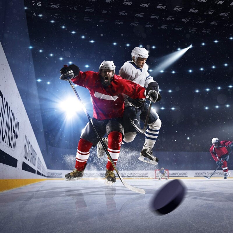 Pelotas de Puck de Hockey sobre hielo para deportes de invierno, tamaño oficial para practicar entrenamiento clásico
