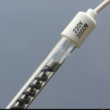 Carbon fiber elektrische verwarming buis carbon fiber heater High-power mechanische apparatuur quartz industriële verwarming buis 220V