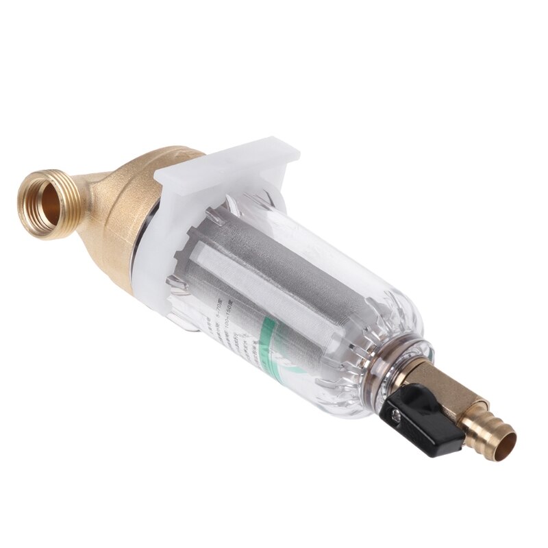 6 Points Front Purifier Copper Lead Water Filter Home Dust Stainless Mesh Faucet A0NC