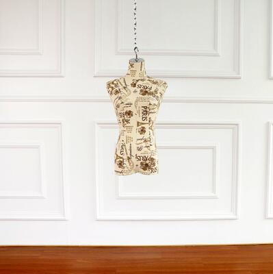 Plastic 4style Female Mannequin Body Cloth Model Props Hanging Half-Length Wedding Stainless Steel Hook Display No Hand 1pc D349: 2