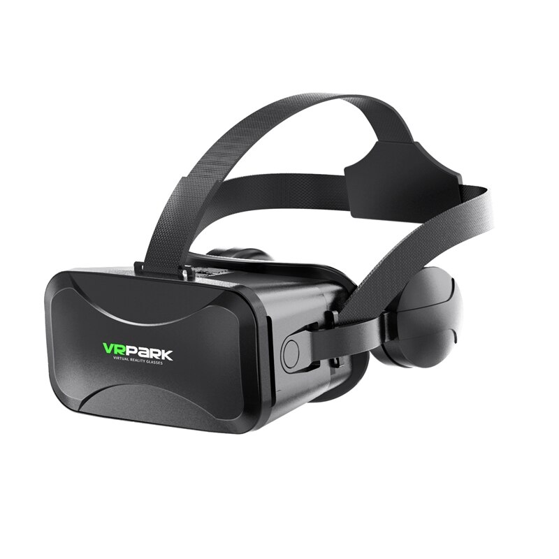 Vrpark vr virtuell virkelighet glasse med kontroller 3d vr headset til iphone android smarttelefon 4.5-6.7 tommer