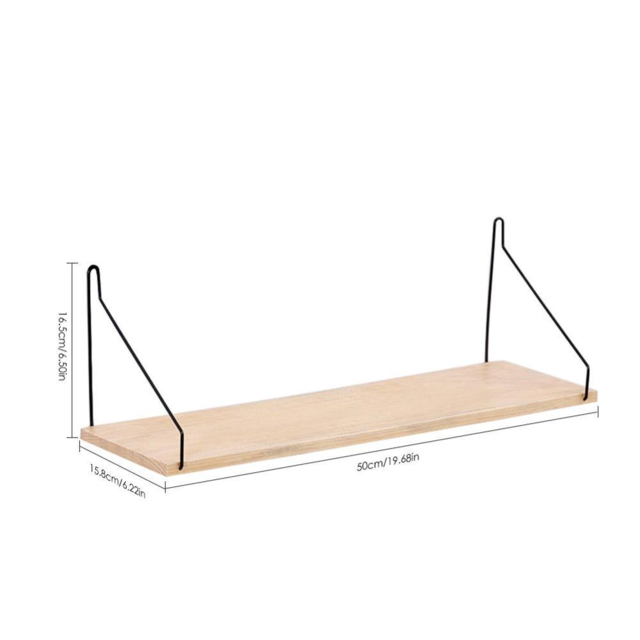 Grid Wall Mounted Hanging Home Bedroom Display Hook Flower stand Shelf Hexagonal 3 layers Iron Rack Organizer Art: F Type  L