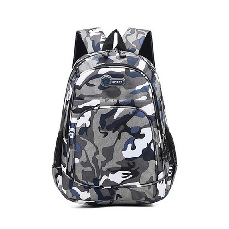 Skoletasker til drenge piger mærke børn rygsæk skoleelever bogtaske stor kapacitet barn skoletaske: Blå -2